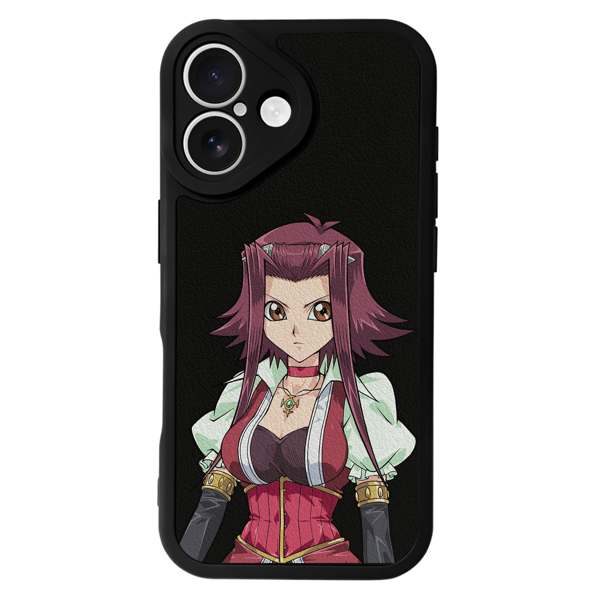 （画像用） 遊☆戯☆王 Yu-Gi-Oh! 【iPhone 16シリーズ対応】シリコンスマホケース（レザー調） 材質：シリコン